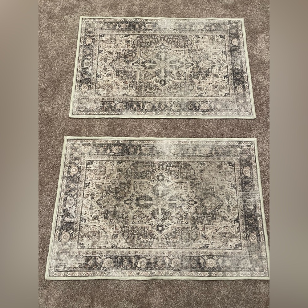Ruggable Kamran Hazel Flatwoven Washable Rug 2x3 lot of 2